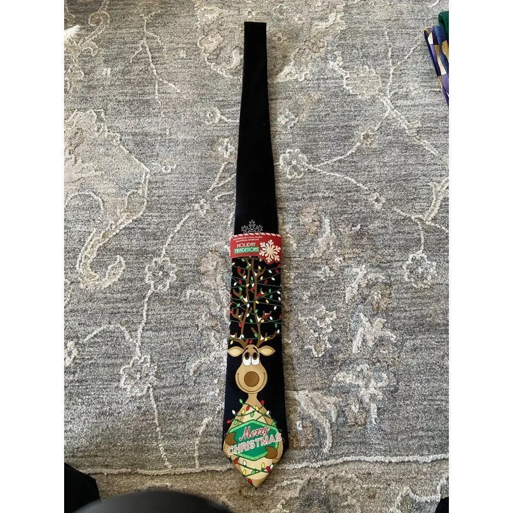 NWT Holiday Reindeer Necktie